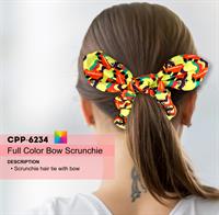 CPP-6234 - Full Color Bow Scrunchie