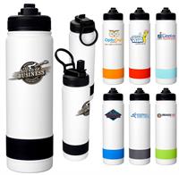 Colorful Pop Up 24 oz. Banded Bottle