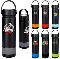 CPP-6425 - Metal Top 24 oz. Colorful Banded Bottle