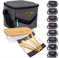 CPP-6463 - Victory Lunch Cooler Bamboo Set