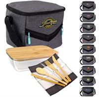 CPP-6463 - Victory Lunch Cooler Bamboo Set