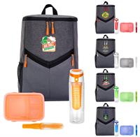 CPP-6498 - Victory Lunch & Drink To Go Backpack Set