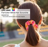 CPP-6661 - Full Color Velvet Hair Scrunchie