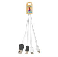 3 in 1 Duo Bamboo Cable