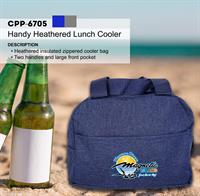 Handy Heathered Lunch Cooler