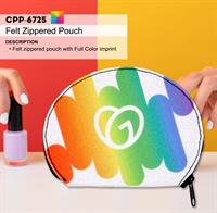 CPP-6725 - Felt Zippered Pouch
