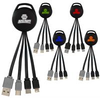 CPP-6871 - Color Light Up Vivid Dual Input 3-in-1 Charging Cable