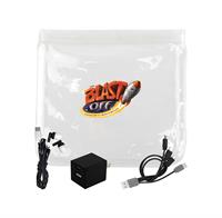 CPP-7638 - Clear A+C Wall, Cable & Ear Bud Set