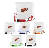 CPP-7665 - Clear Viper Cable, Ear Bud & Cloth Set
