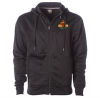 EXP80PTZ - INDEPENDENT TRADING CO. POLY-TECH ZIP HOODED SWEATSHIRT