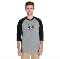 G570 - Gildan Heavy Cotton™ Raglan Three-Quarter Sleeve T-Shirt
