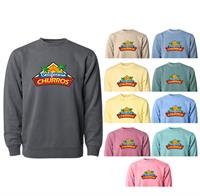 PRM3500 - MIDWEIGHT PIGMENT DYED CREW NECK