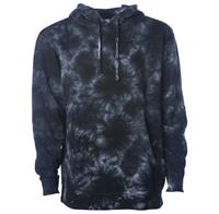 PRM4500TD - Independent Trading Co. Unisex Midweight Tie Dye Hooded Pullover