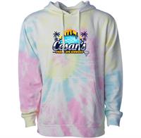 PRM4500TD - Independent Trading Co. Unisex Midweight Tie Dye Hooded Pullover