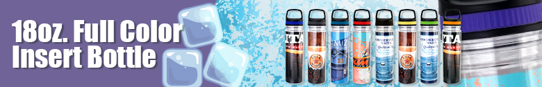 18 oz. Full Color Insert Bottle