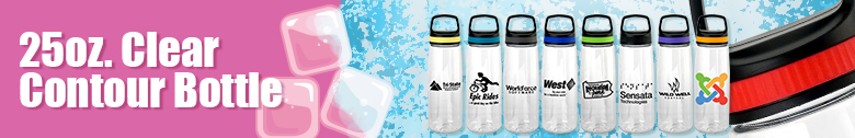 25 oz. Clear Contour Bottle